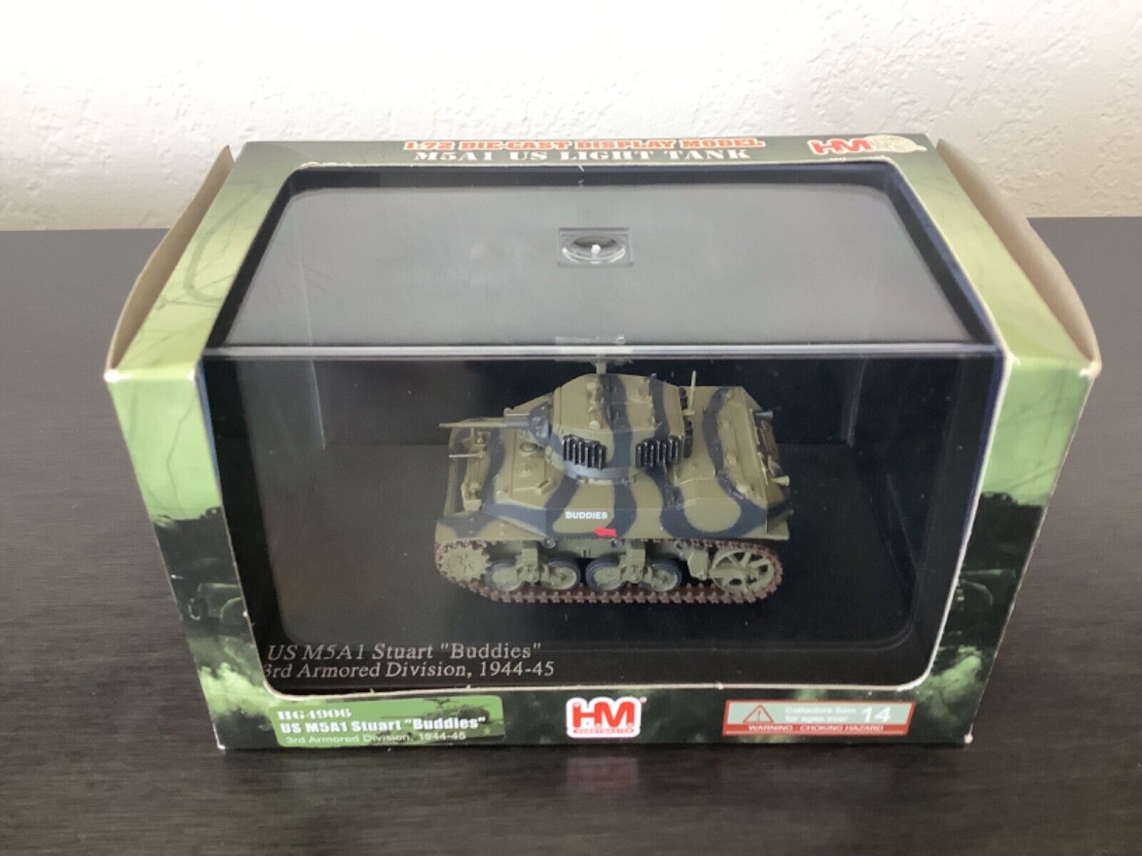 Hobby Master 1:72. - HG4906 - US M5A1 Stuart ‘Buddies’, 3rd Armored Division,
