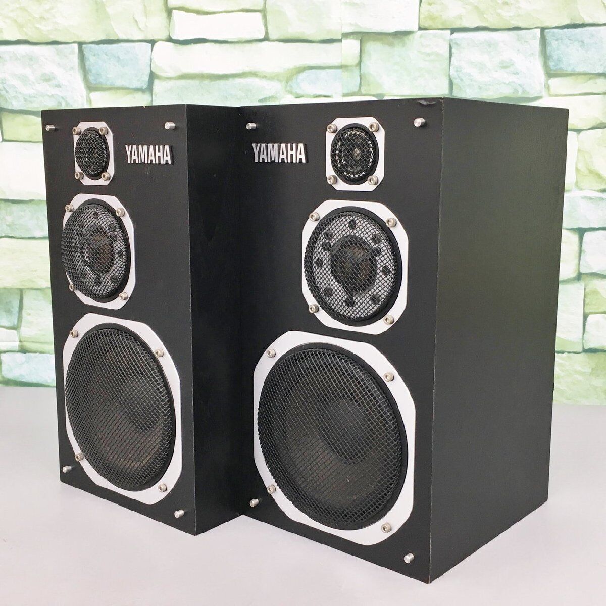 YAMAHA NS-1000MM Speaker Black Pair  (2 unit) sound output confirmed [Excellent]