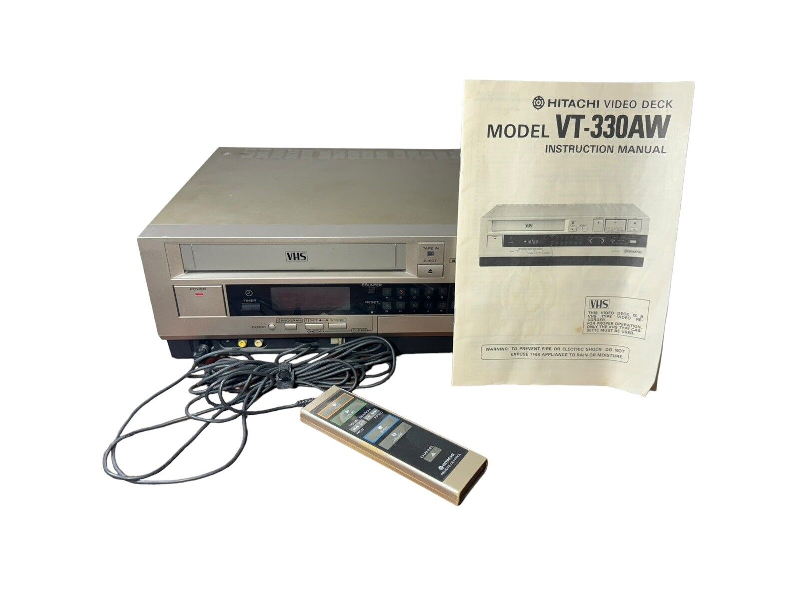 Vintage - Hitachi ‘Video-Deck’ VT-330AW W/Manual