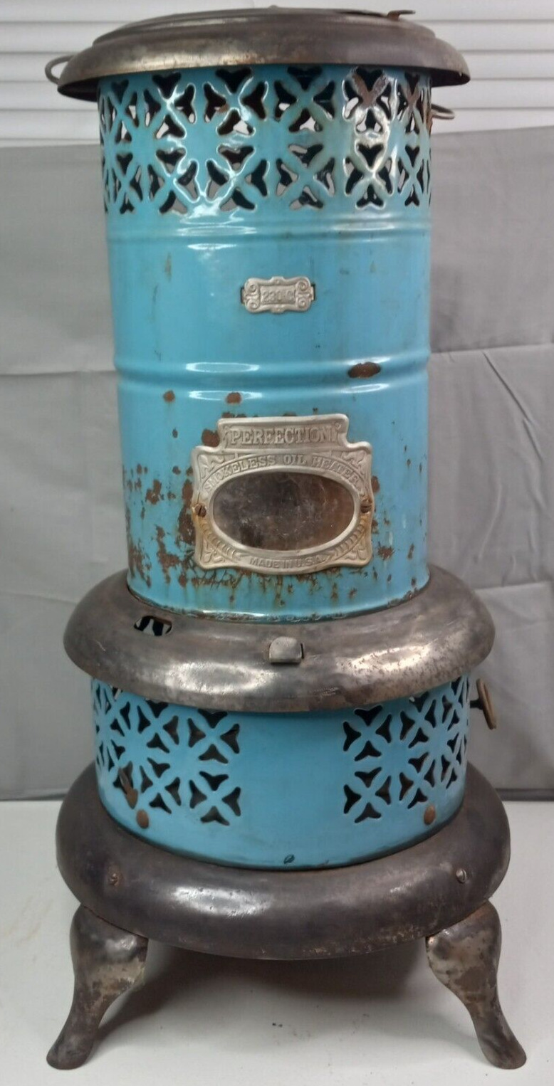 Blue Perfection Kerosene Oil Heater Cabin Parlor Stove 230-C USA Smokeless