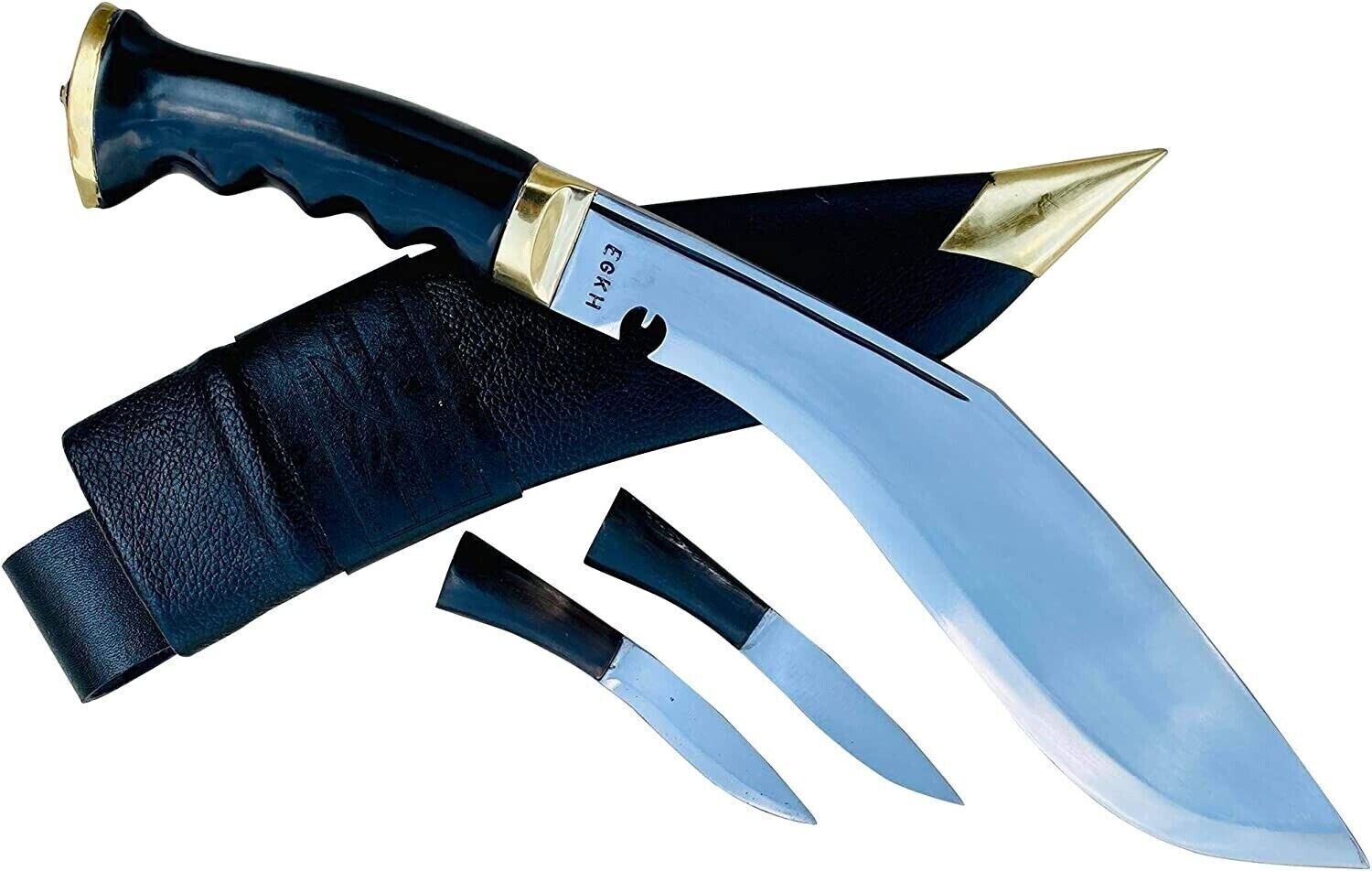 Hand Forged Blade Bush craft Kukri Knife - 11\