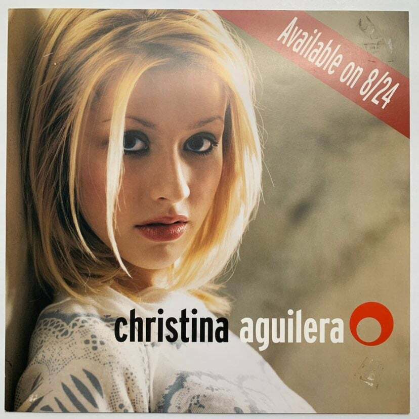 Christina Aguilera music poster vintage 1999 - Genie In a Bottle