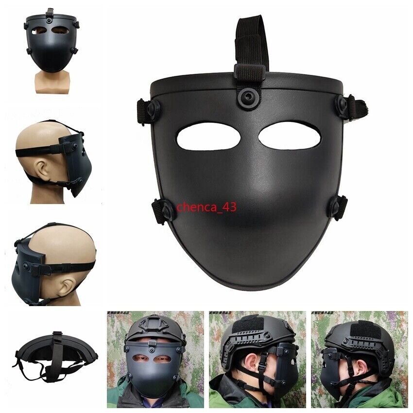 US Level IIIA Ballistic Half Face Masks Aramid Bulletproof Tactical Mask Gears