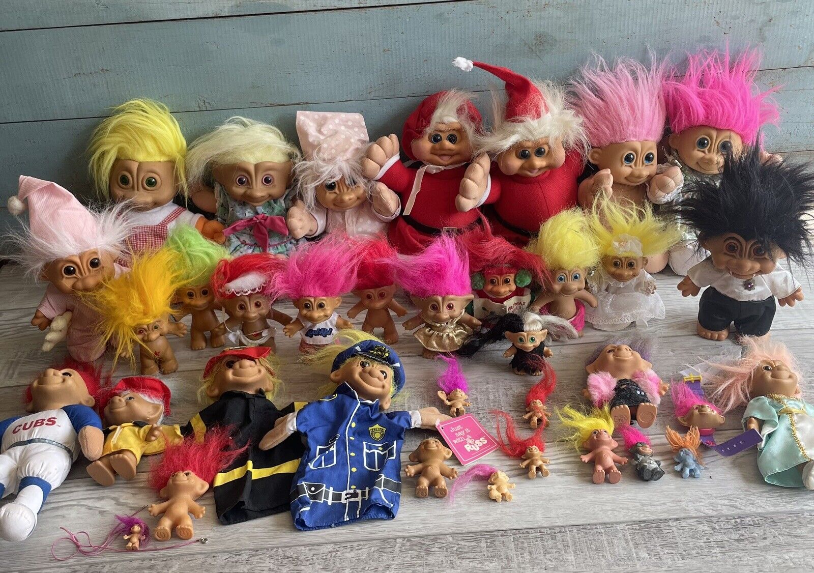 Huge LOT Vintage Troll Dolls various brands (read description)