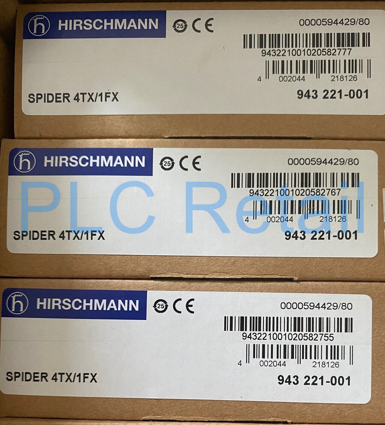 NEW HIRSCHMANN Unmanaged 100 Gigabit Switch SPIDER 4TX/1FX Fast delivery