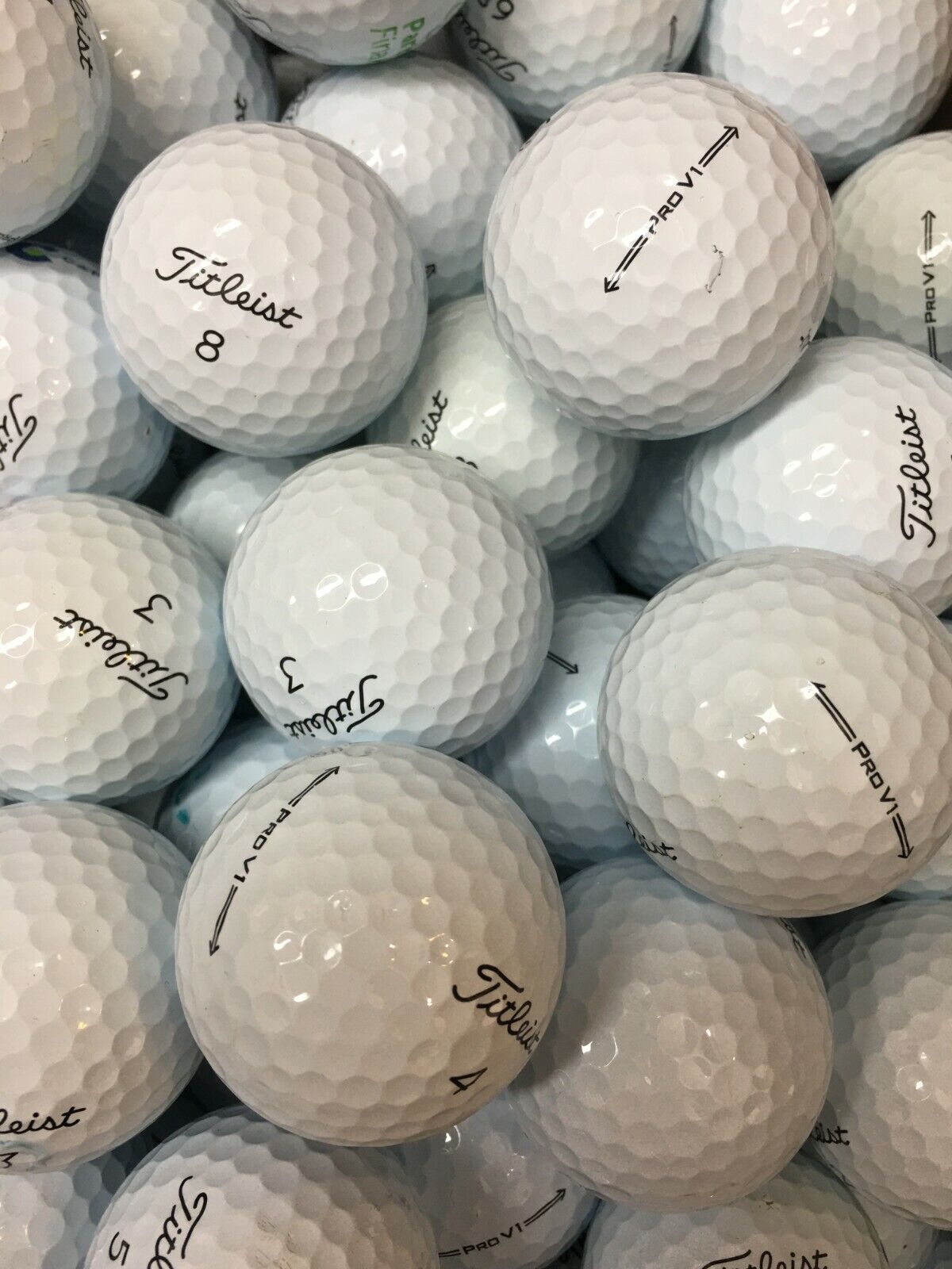 24 Titleist Pro V1 2021 Near Mint AAAA Used Golf Balls