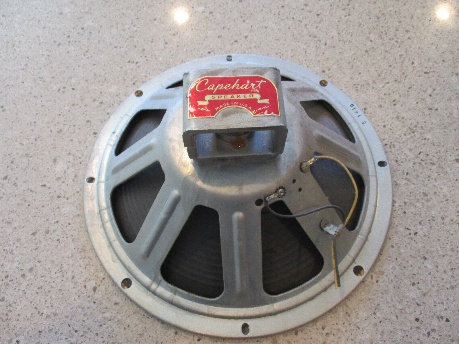 Vintage Jensen Capehart speaker single 12 inch