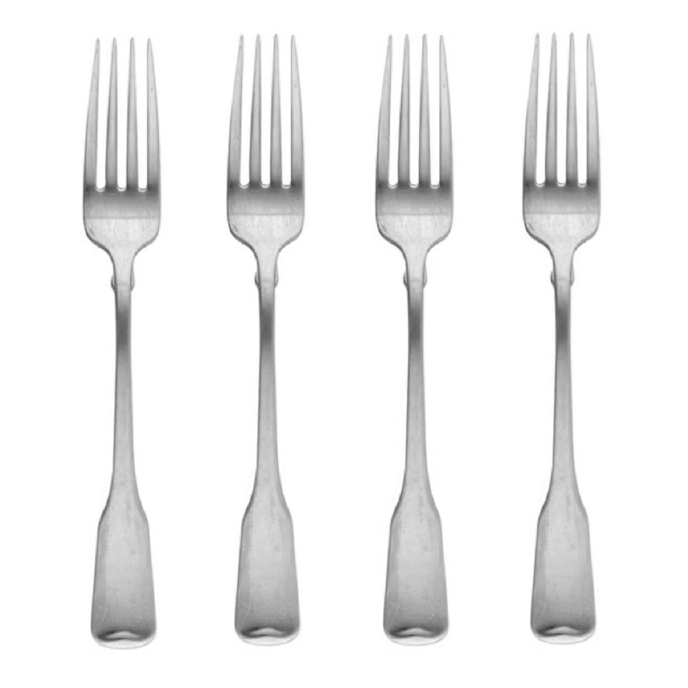 Oneida American Colonial 18/8 Stainless Steel Dinner Fork (Set of Four)