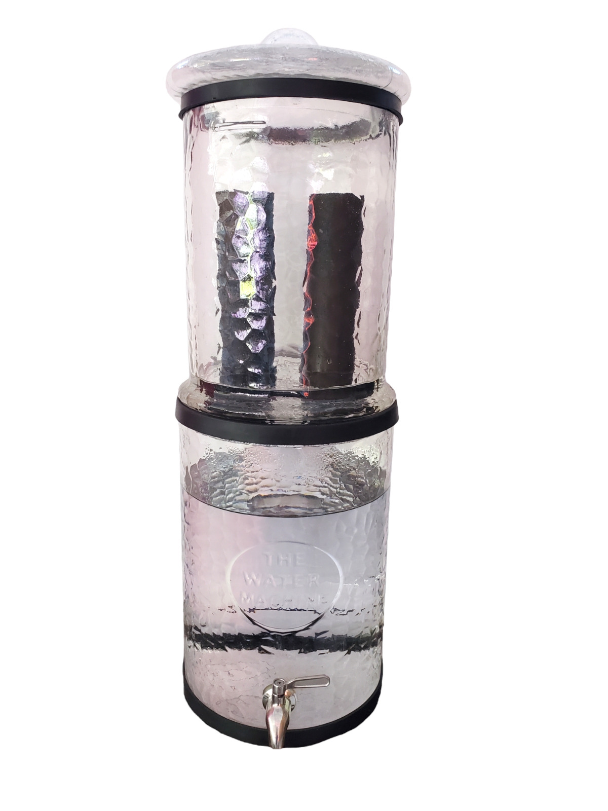 The Water Machine ® water purifier World\'s first all-glass gravity water filter.