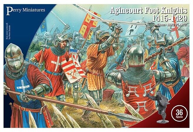 Perry Miniatures: Agincourt Foot Knights - 36 Figures 28mm