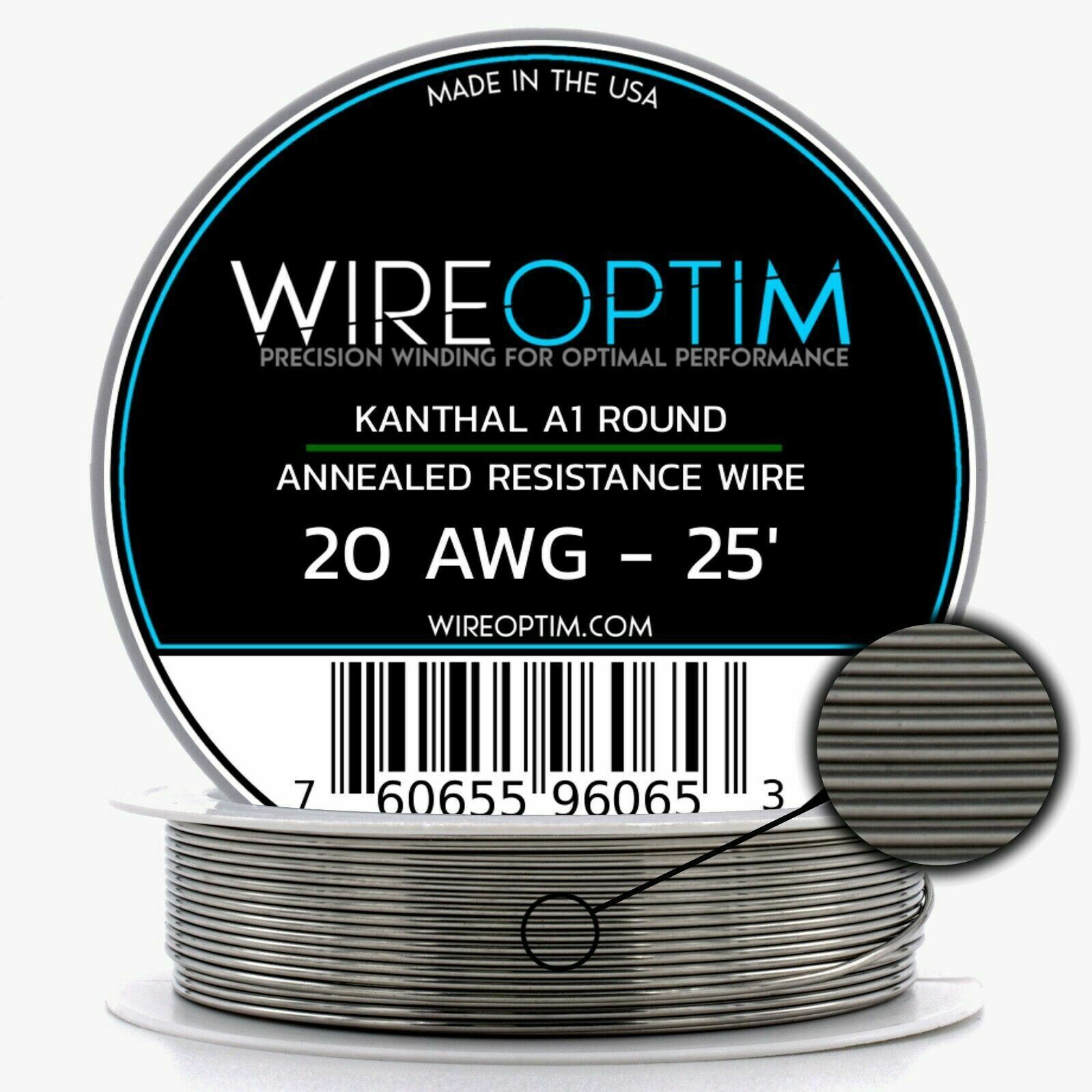 Kanthal A1 16 18 20 21 22 23 24 25 26 27 28 29 30 31 32 34 36 38 40 AWG 25-1000\'