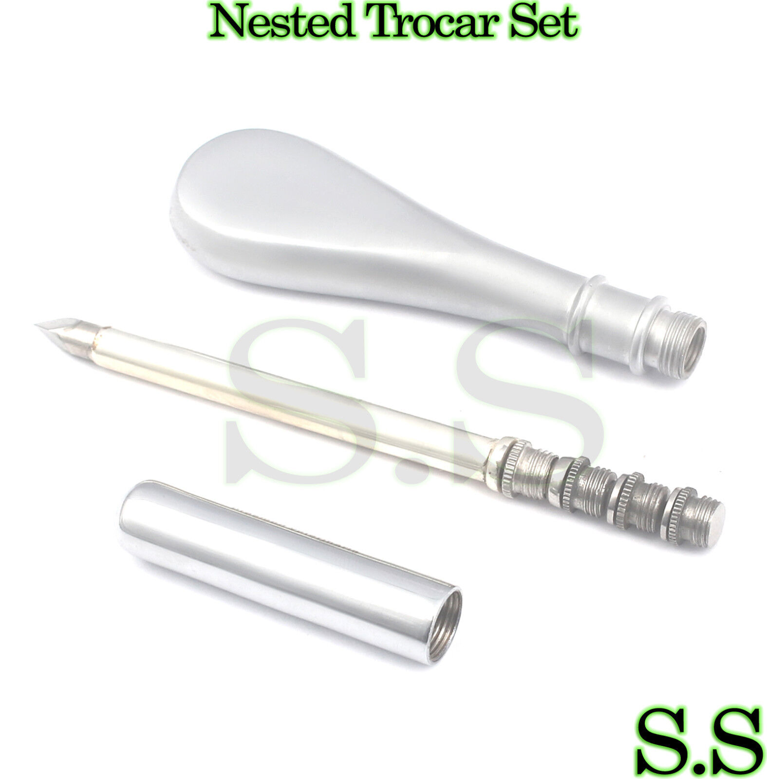 NESTED Trocar Set of 4, Medical Surgical Instruments