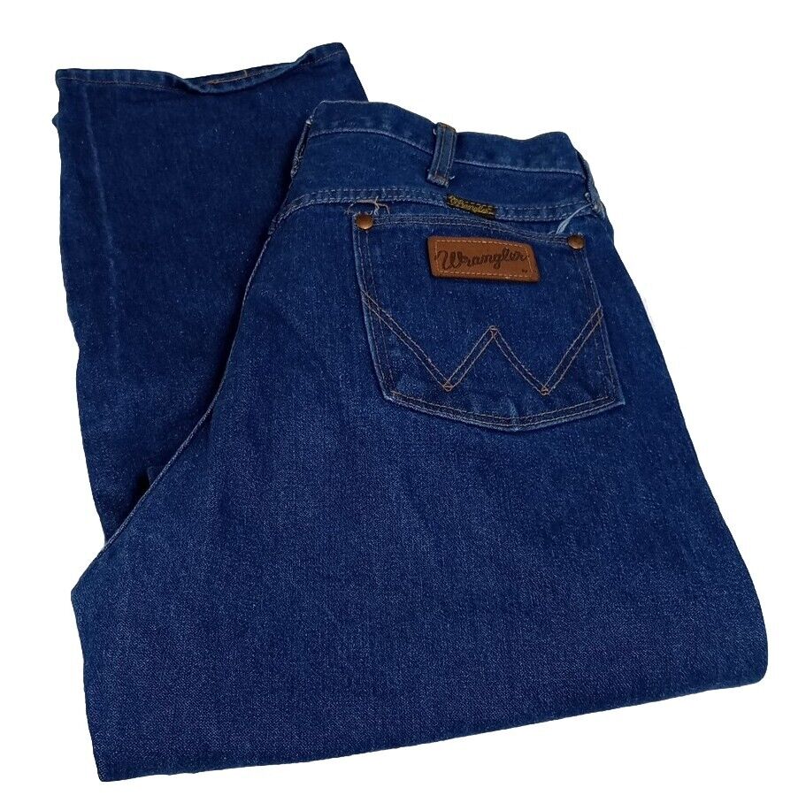Vintage Wrangler Jeans USA Straight Leg Men\'s Size 30x34 Measured
