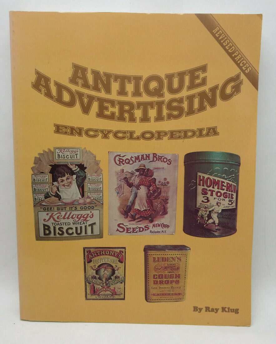 Antique Advertising Encyclopedia & Price Guide 8th printing 1993 BOOK
