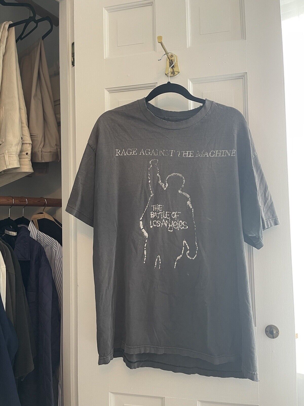 Vintage Rage Against The Machine Coachella Band Tee Shirt Rare Black Concert
