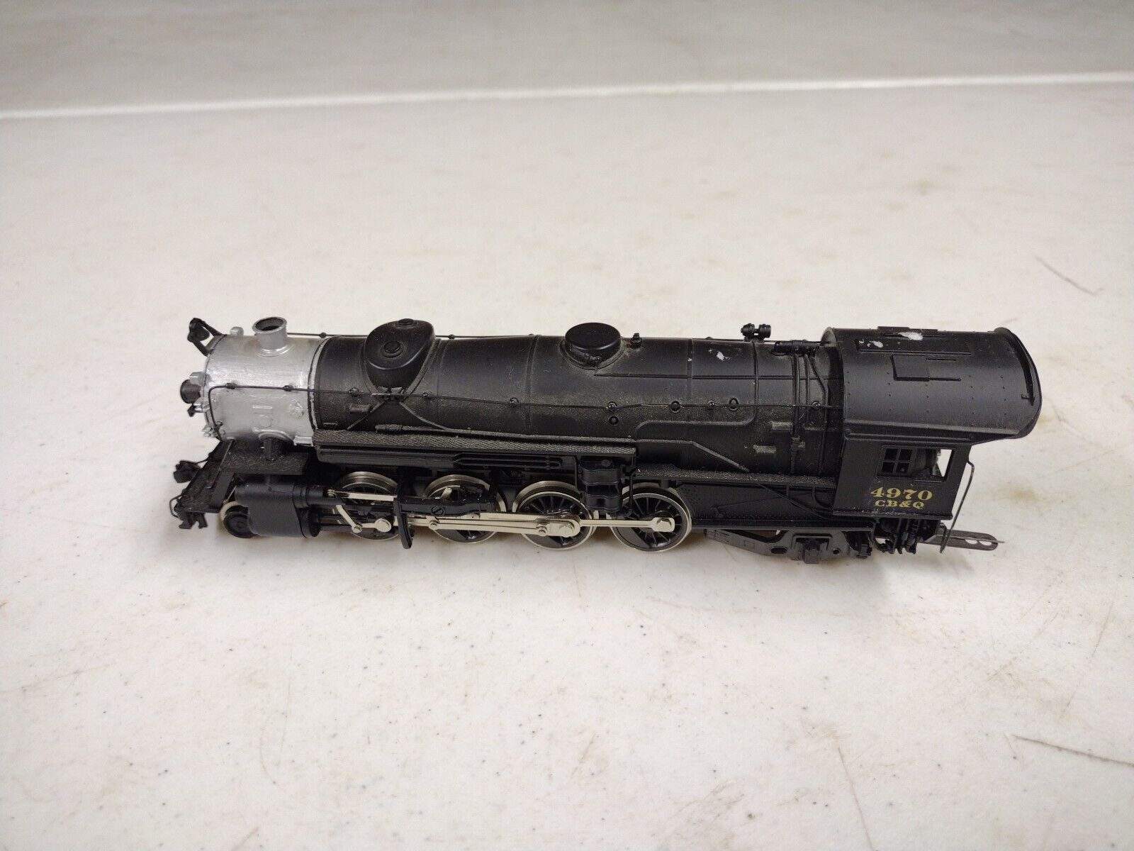 Rivarossi / AHM HO Scale CB&Q 4970 Steam Engine Locomotive For Repair