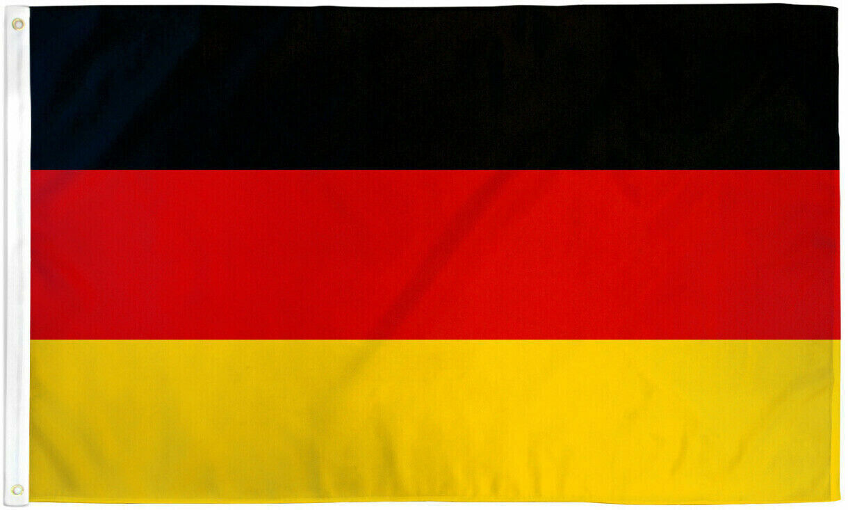 3x5 German Germany Polyester Flag 3'x5' Banner (100 Denier Polyester) Grommets