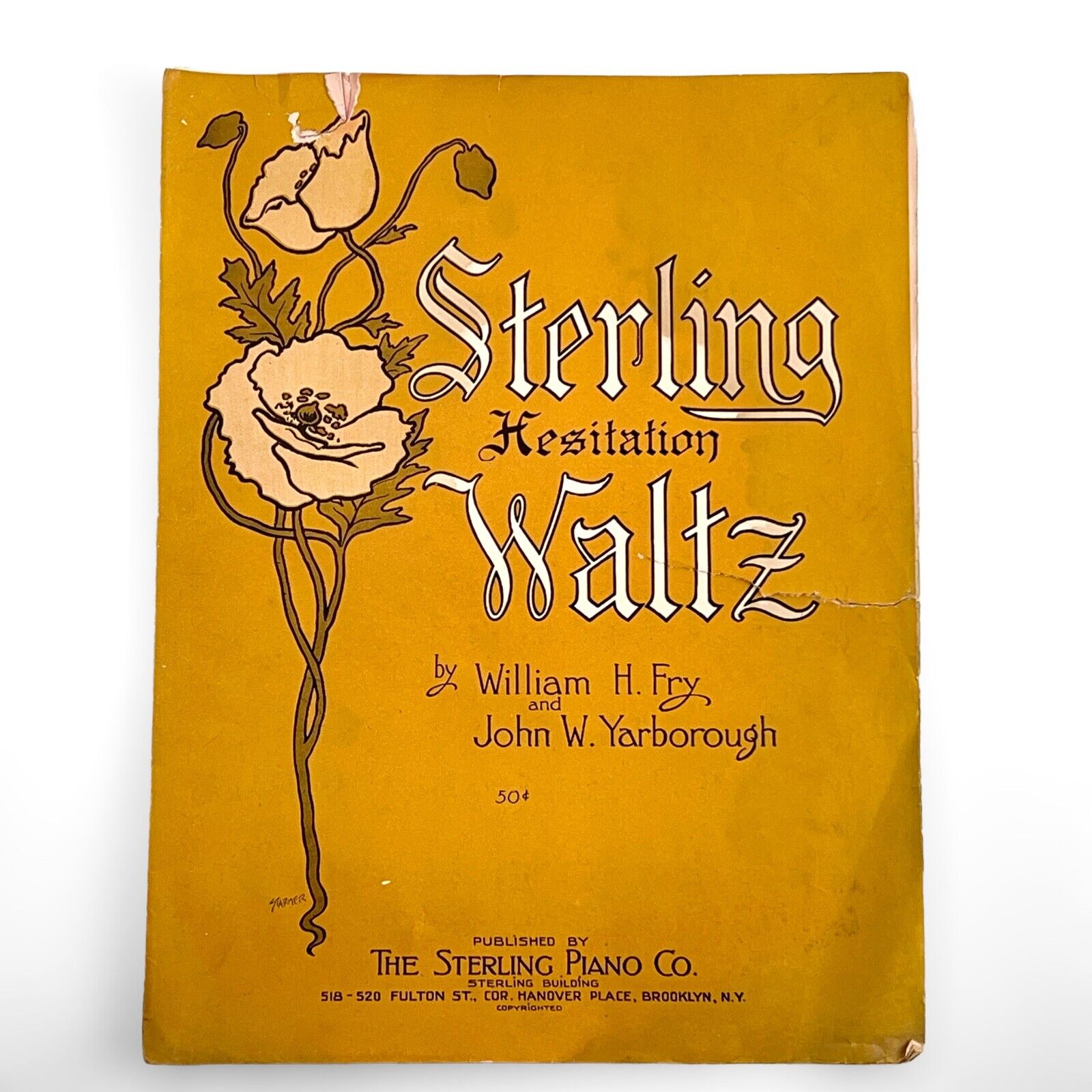 STERLING HESITATION WALTZ sheet music - William H Fry, John W. Yarborough