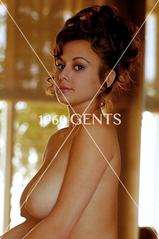 1960s Photo Print Big Breasts Brunette Playboy Playmate Model Fran Gerard F10