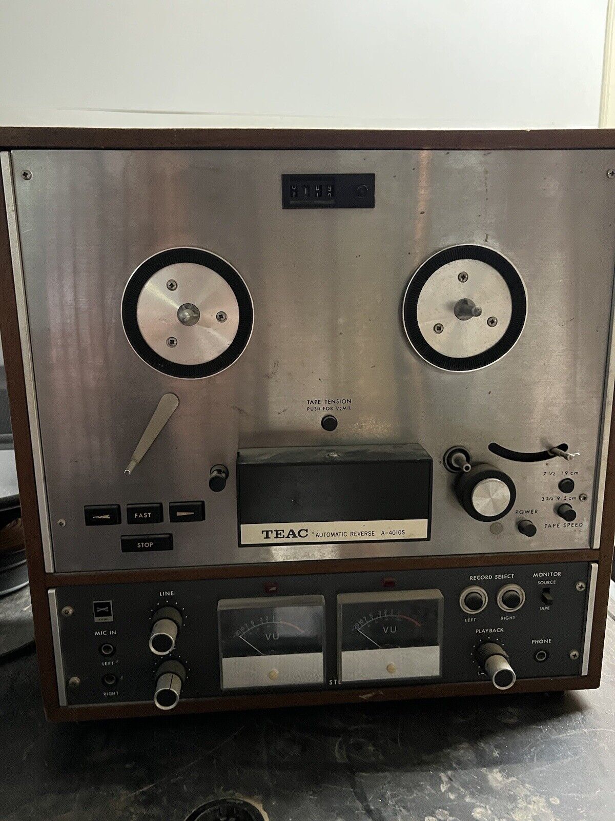 TEAC Reel-to-Reel Tape Recorder A-4010S Auto Reverse VINTAGE Parts Only