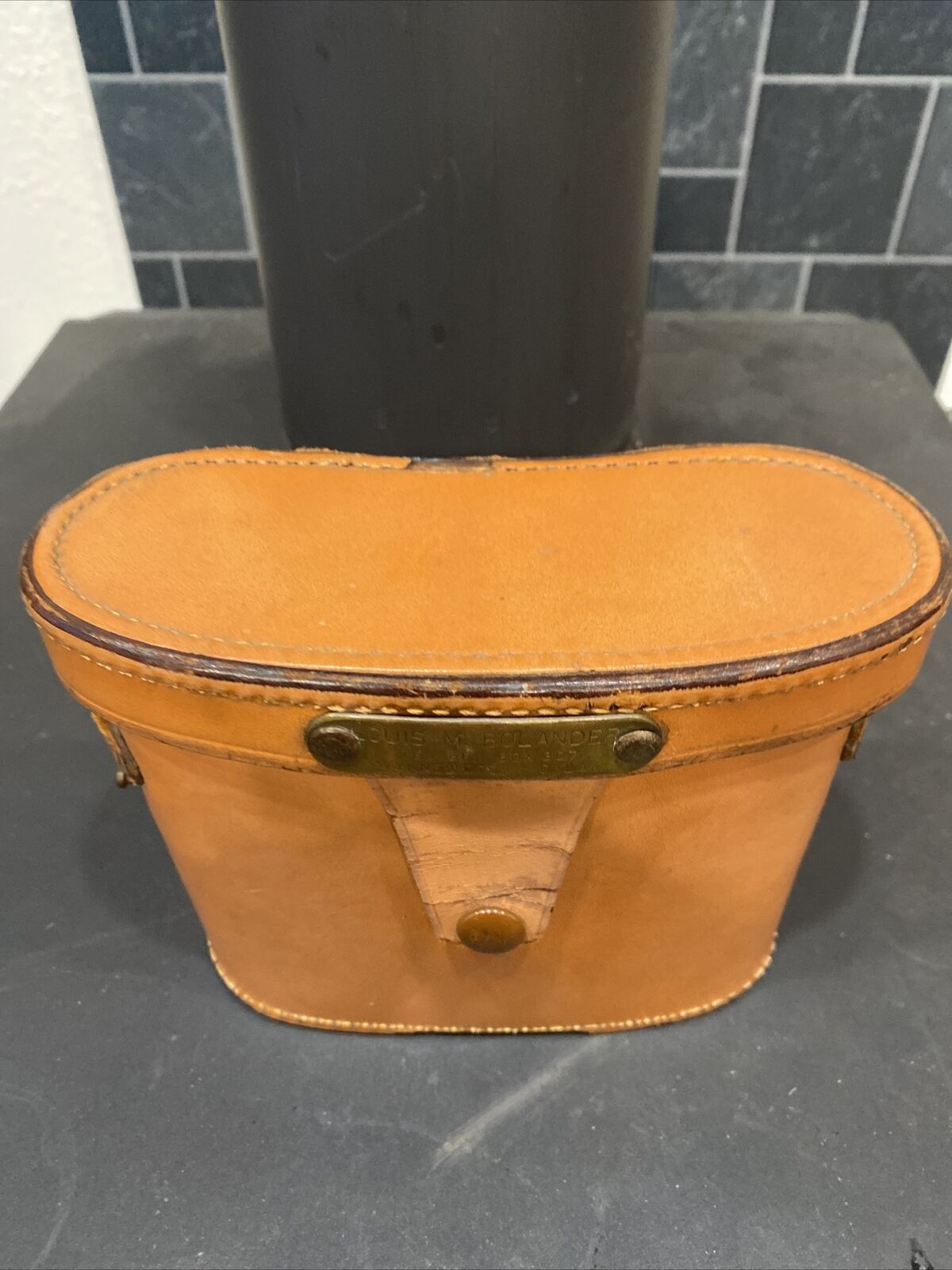 Vintage Hertel & Reuss  7 x 35  BINOCULARS - Germany w/Leather case 