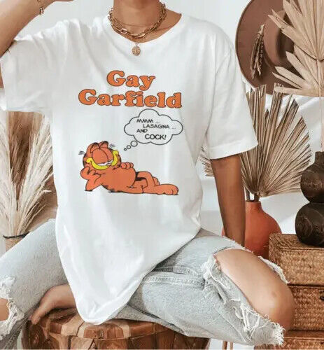 Gay Garfield shirt, Vintage Garfield shirt, Garfield Cat shirt, Funny Gay Garfie