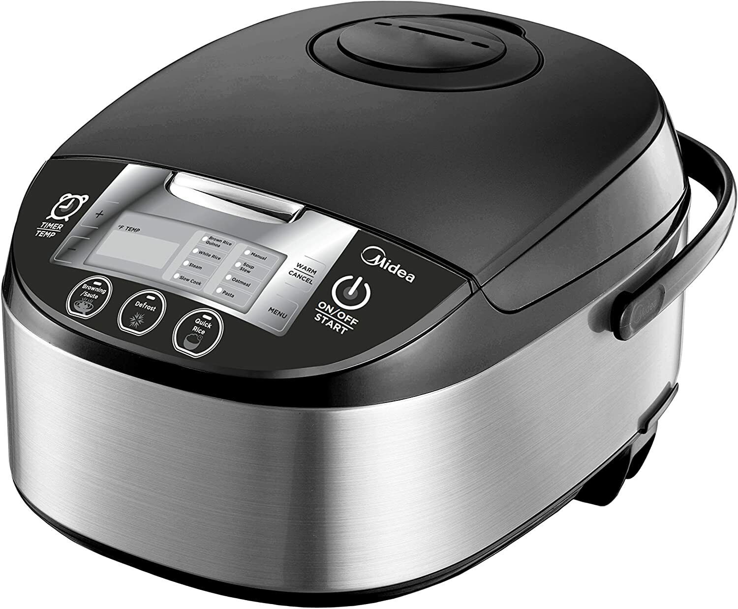 MIDEA 8-IN 1 TASTEMAKER RICE COOKER/MULTI-FUNCTIONAL COOKER STAINLESS STEEL WITH