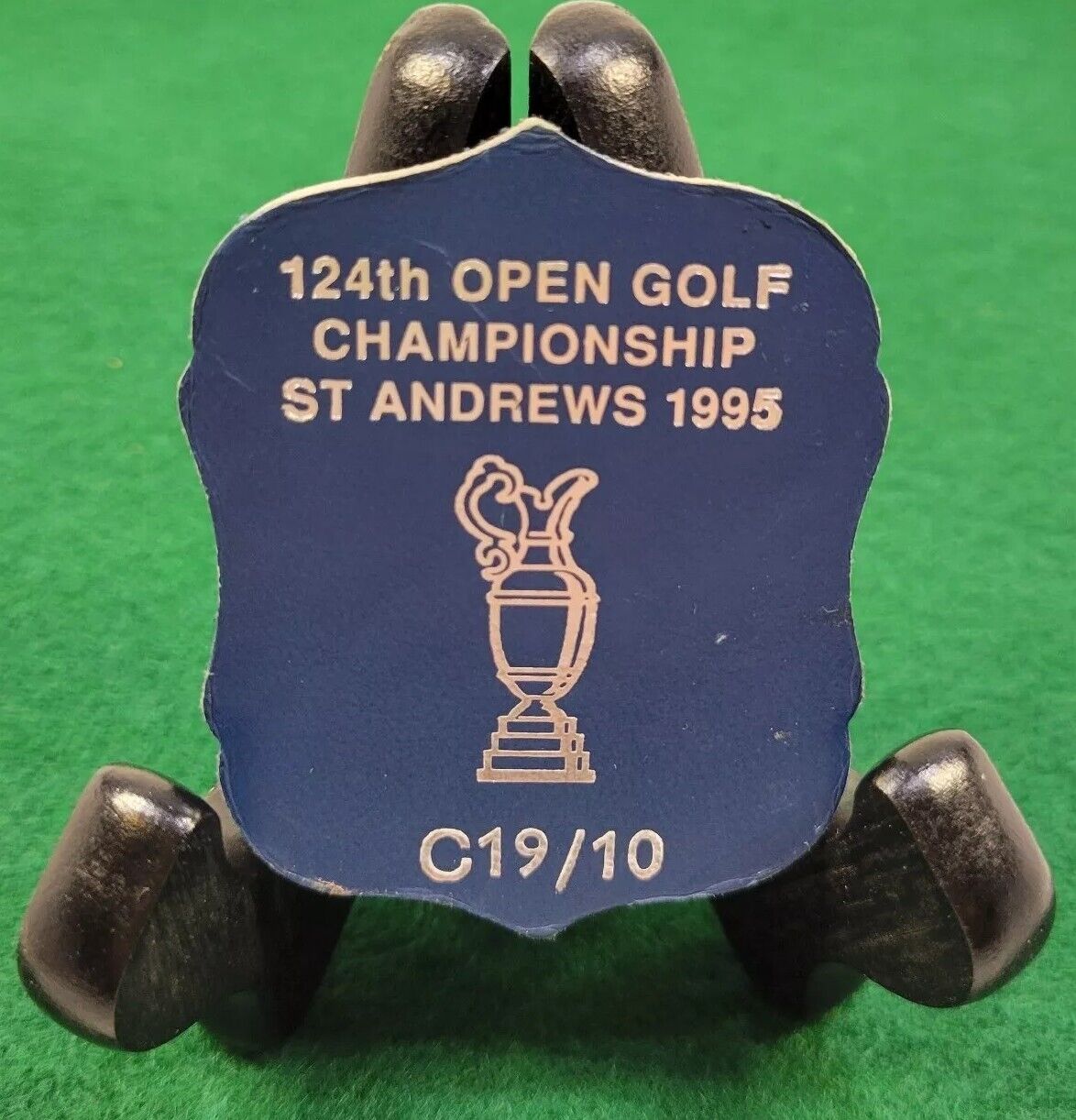 1995 British Open Golf St. Andrews Weekly Badge Tiger Woods 1st Palmer Last-RARE
