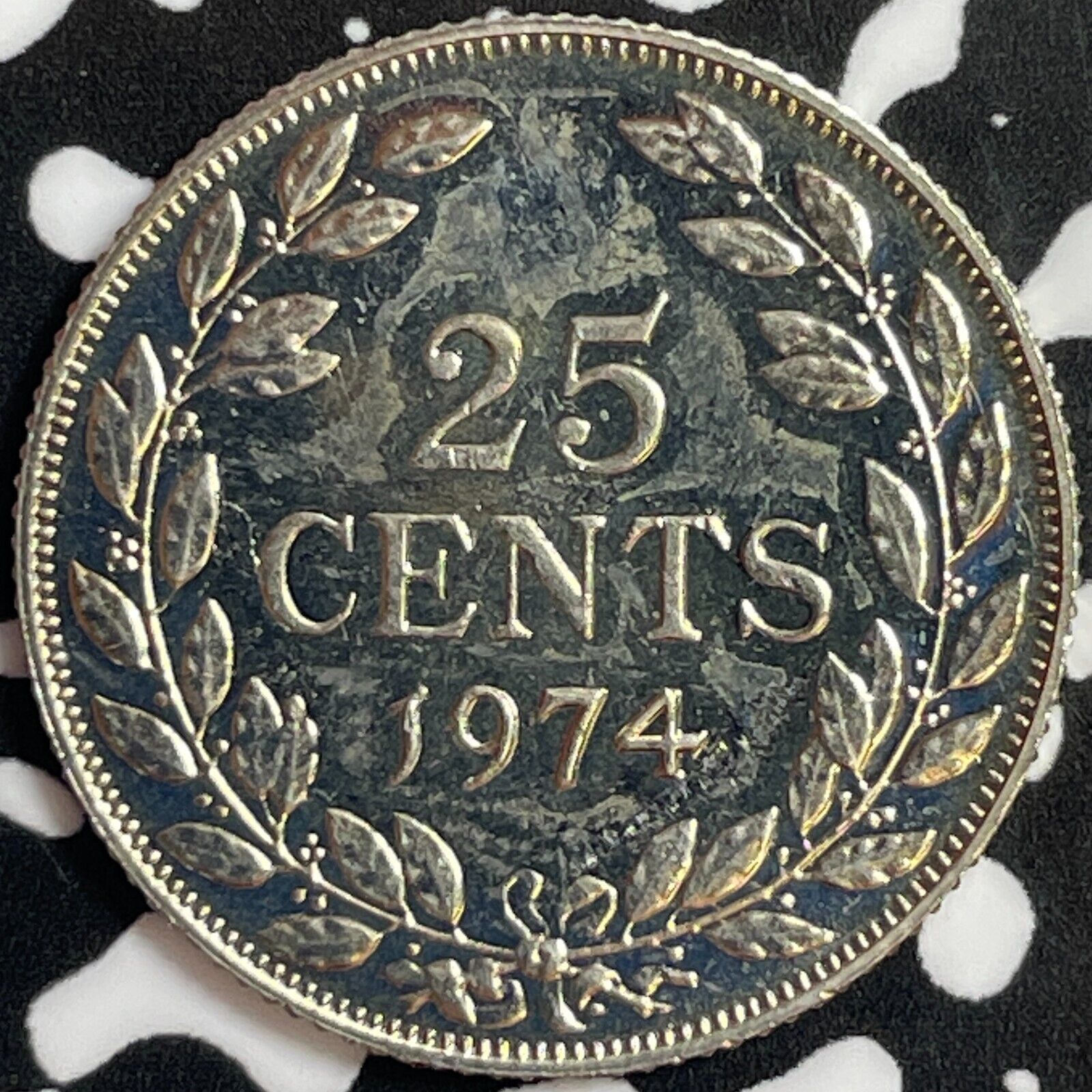 1974 Liberia 25 Cents Lot#M9665 Proof