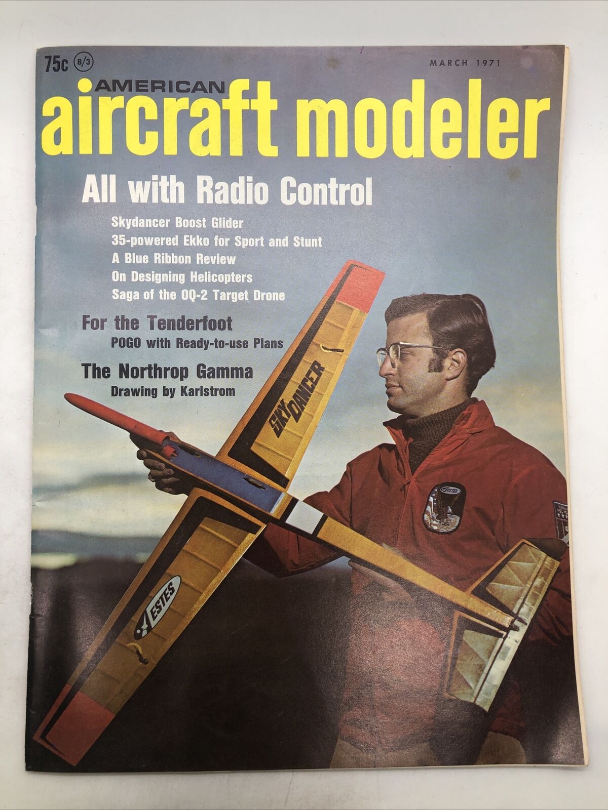 Vintage American Aircraft Modeler R/C Hobbyist Magazine Mar 1971