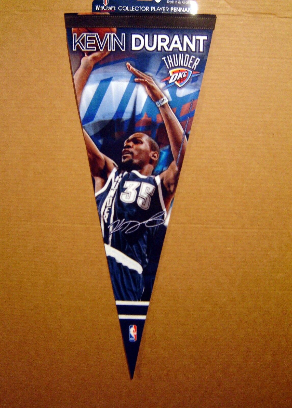 Kevin Durant Oklahoma City Thunder NBA Basketball Player #710 Premium Pennant