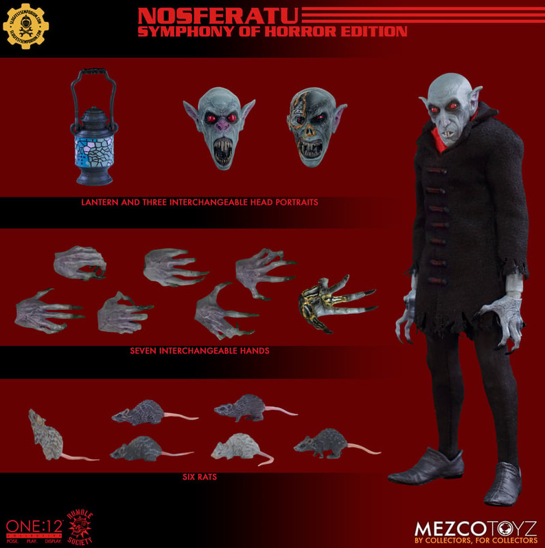 Mezco ONE:12 Nosferatu Silent Screamers Symphony Of Horror Exclusive (NEW)