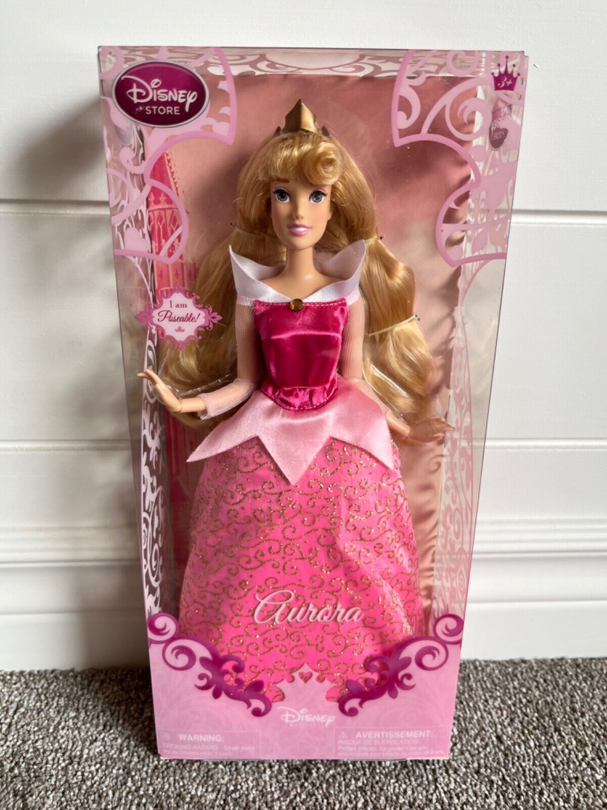 Disney Store Aurora Doll 12\