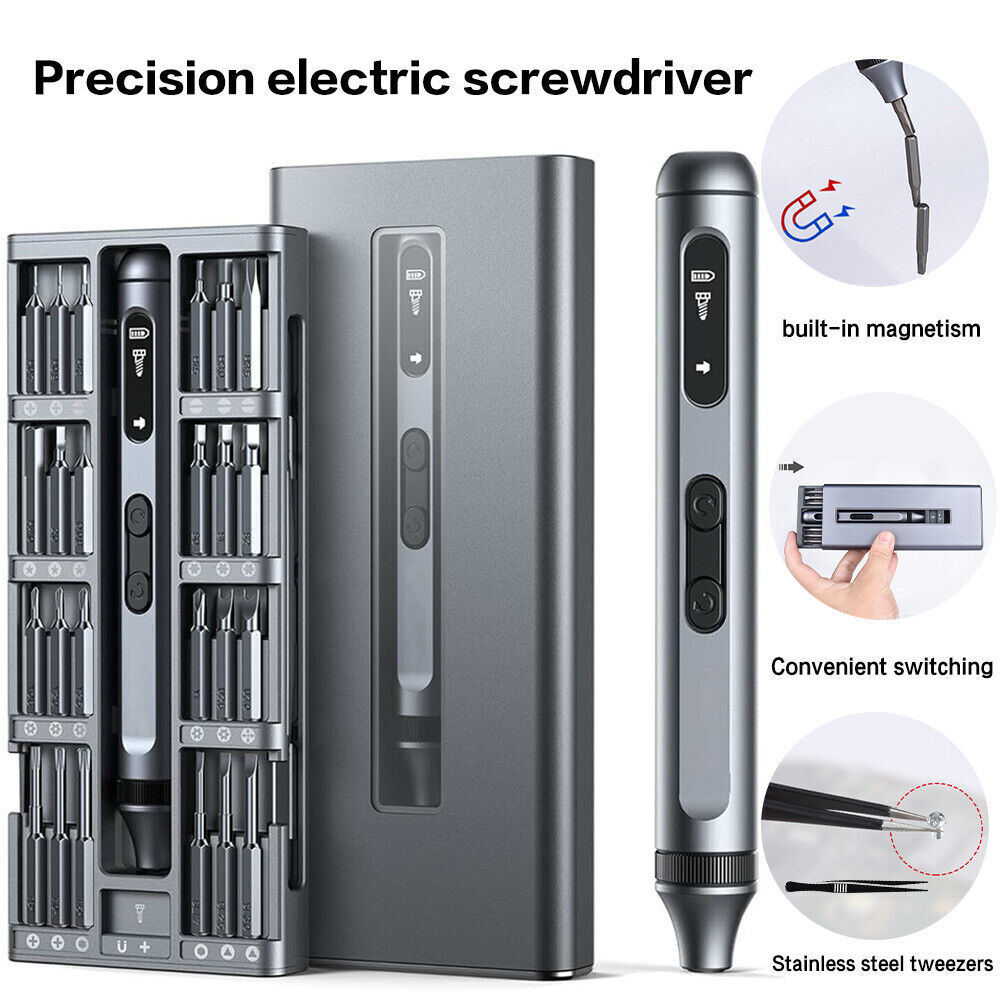 52 IN 1 Mini Precision Electric Screwdriver Set Magnetic Cordless Screwdriver US