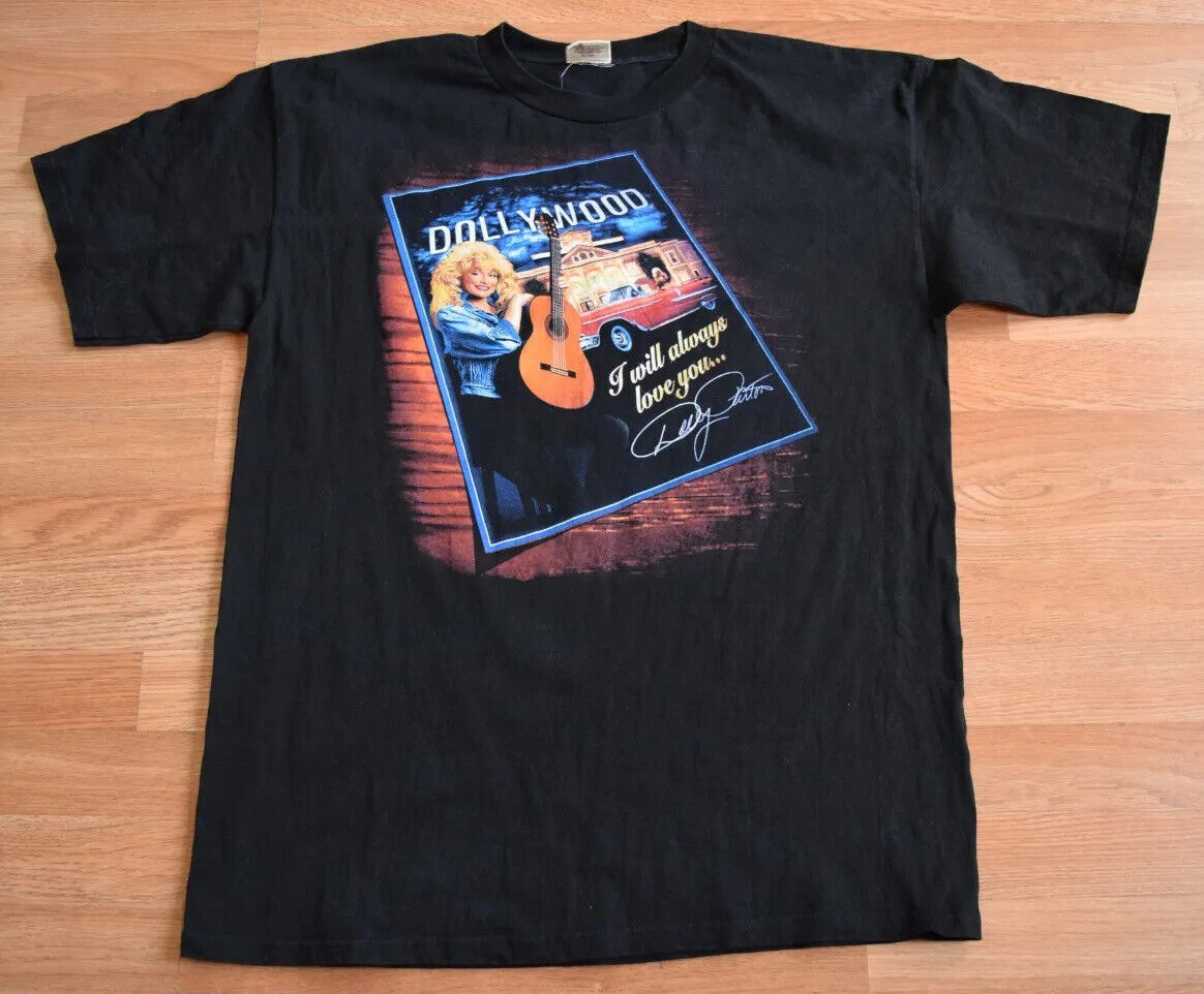 Vintage 1996 Dolly Parton Dollywood Tour Shirt Tee XL Country Willie Nelson 90s