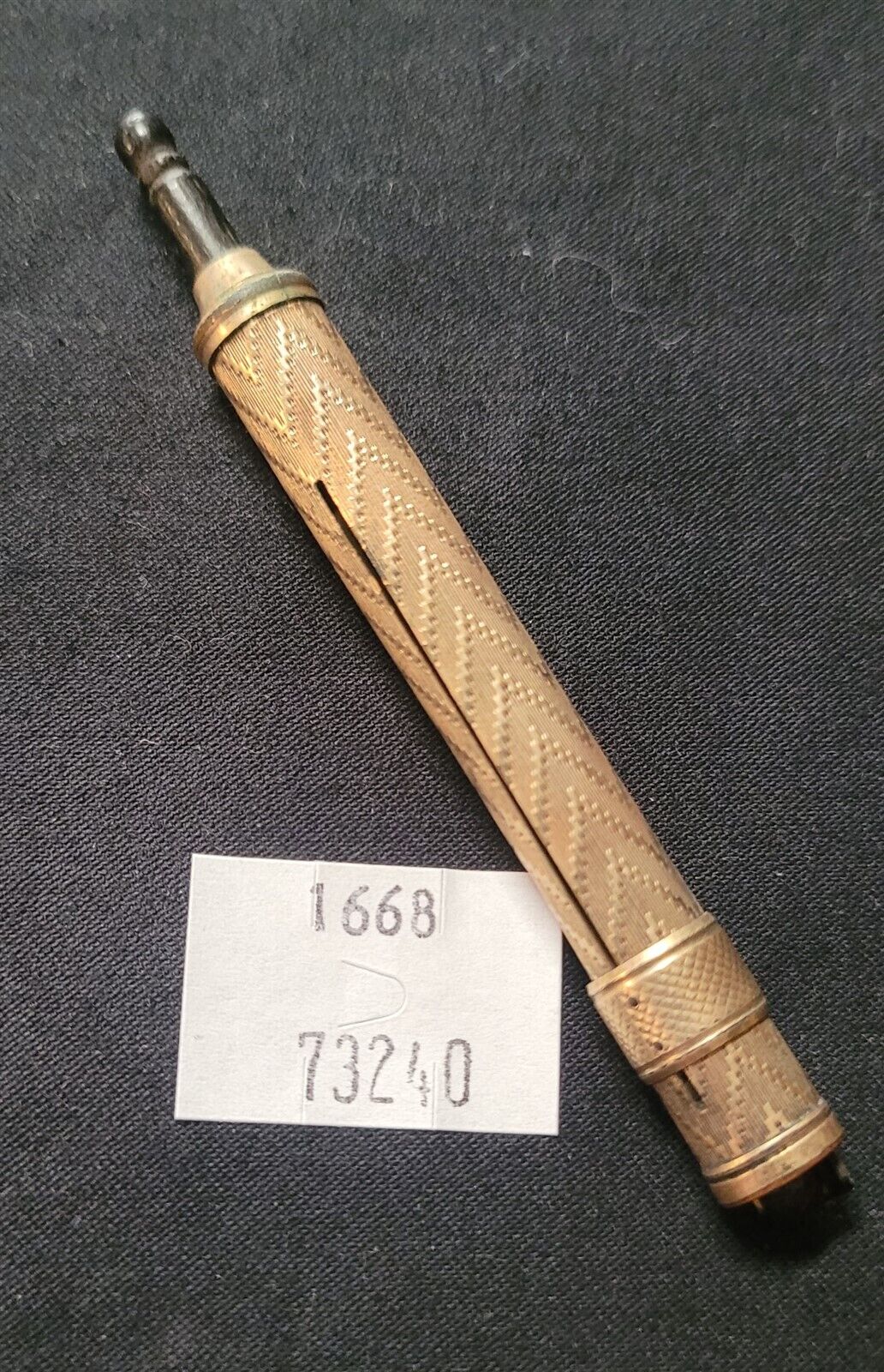ThriftCHI ~ Antique Gold Retractable Pen