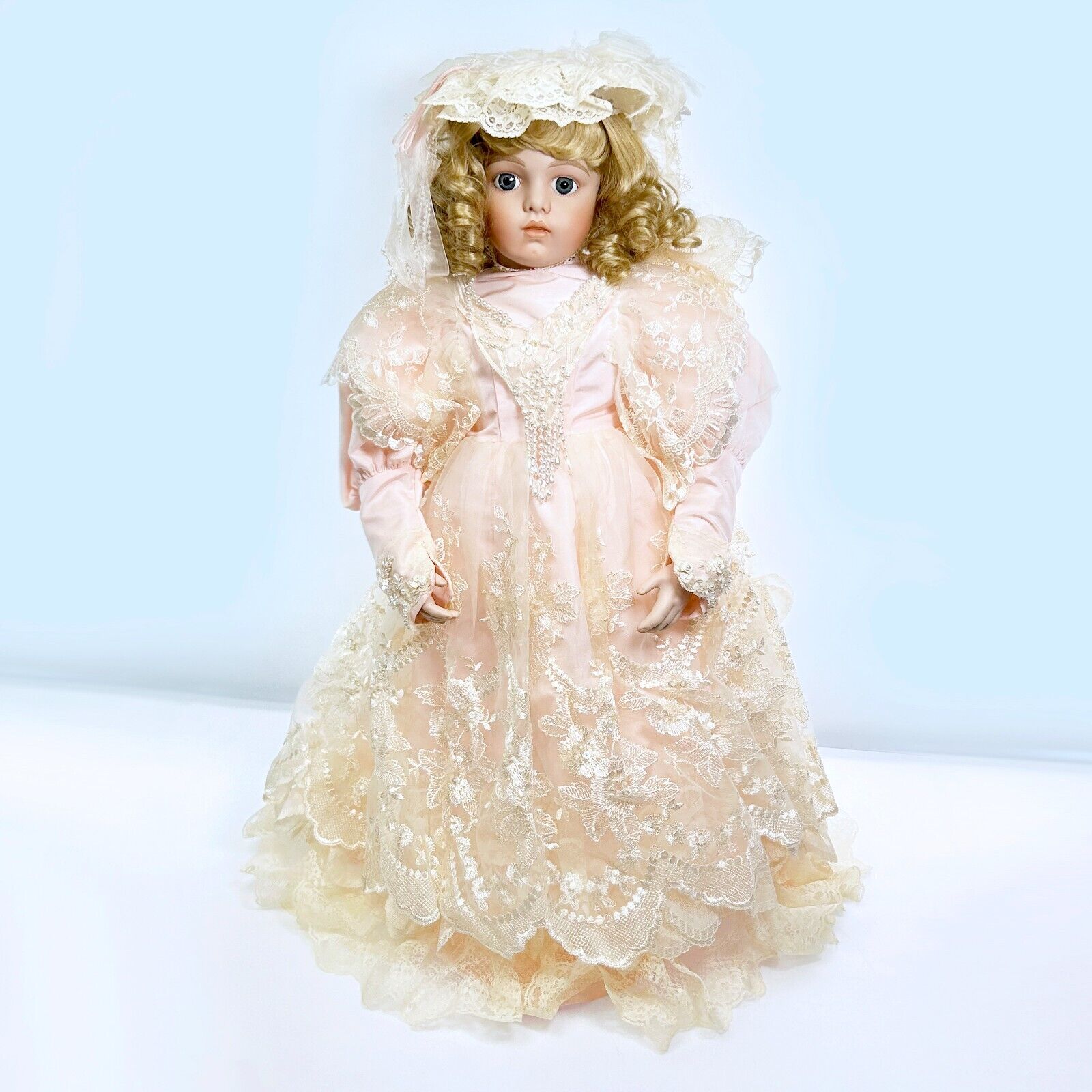 Bebe Bru 13 Porcelain Doll Antique Reproduction 28\