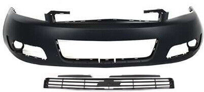 Bumper Cover Kit For 2006-2011 Chevrolet Impala Front 2pc with Grille
