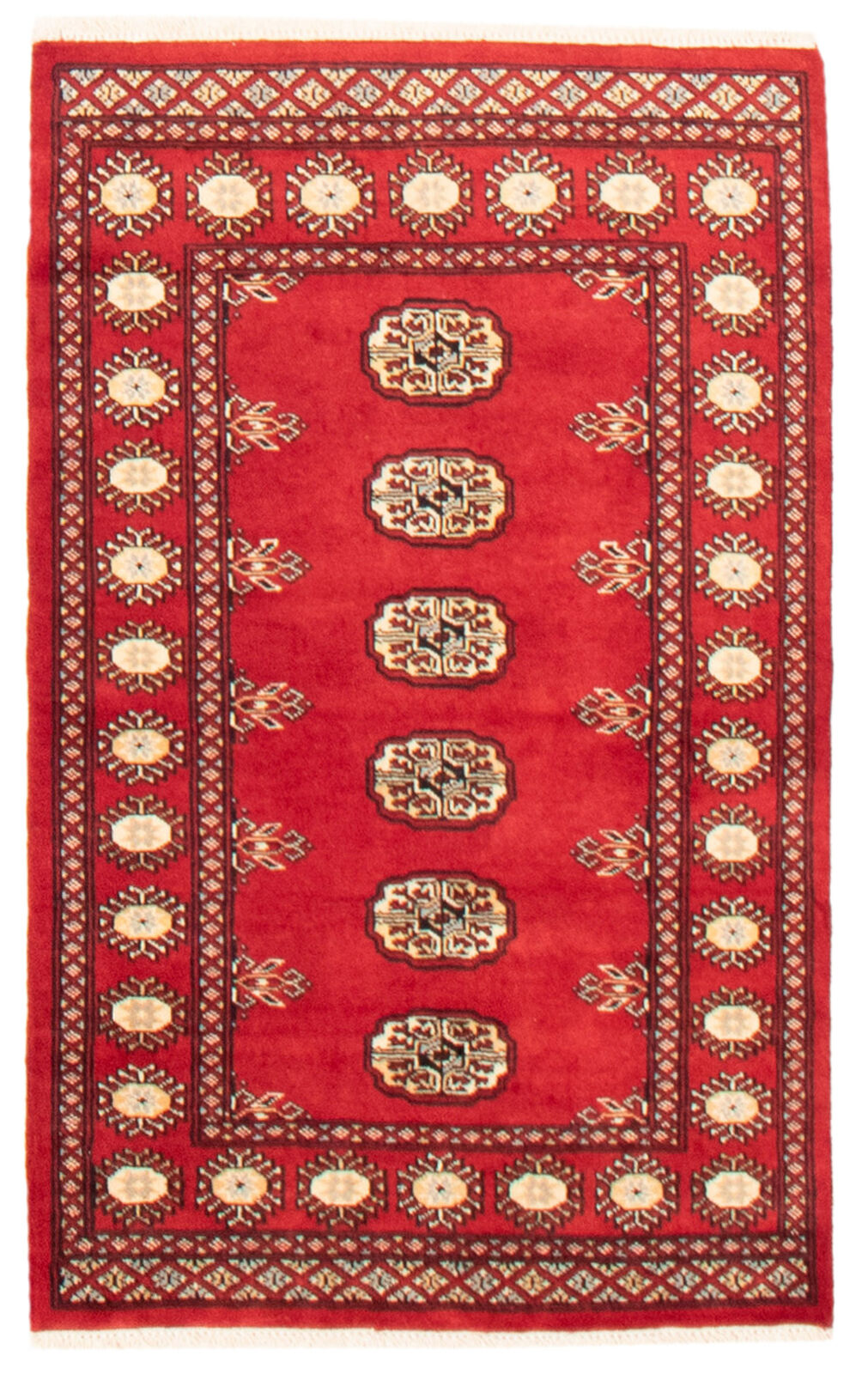 Traditional Hand-knotted Vintage Tribal Carpet 2\'7\