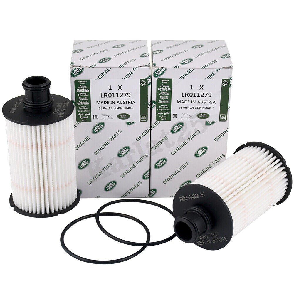 Genuine Engine Oil Filter for Range Rover Sport Land Rover LR4 LR011279 2Pack