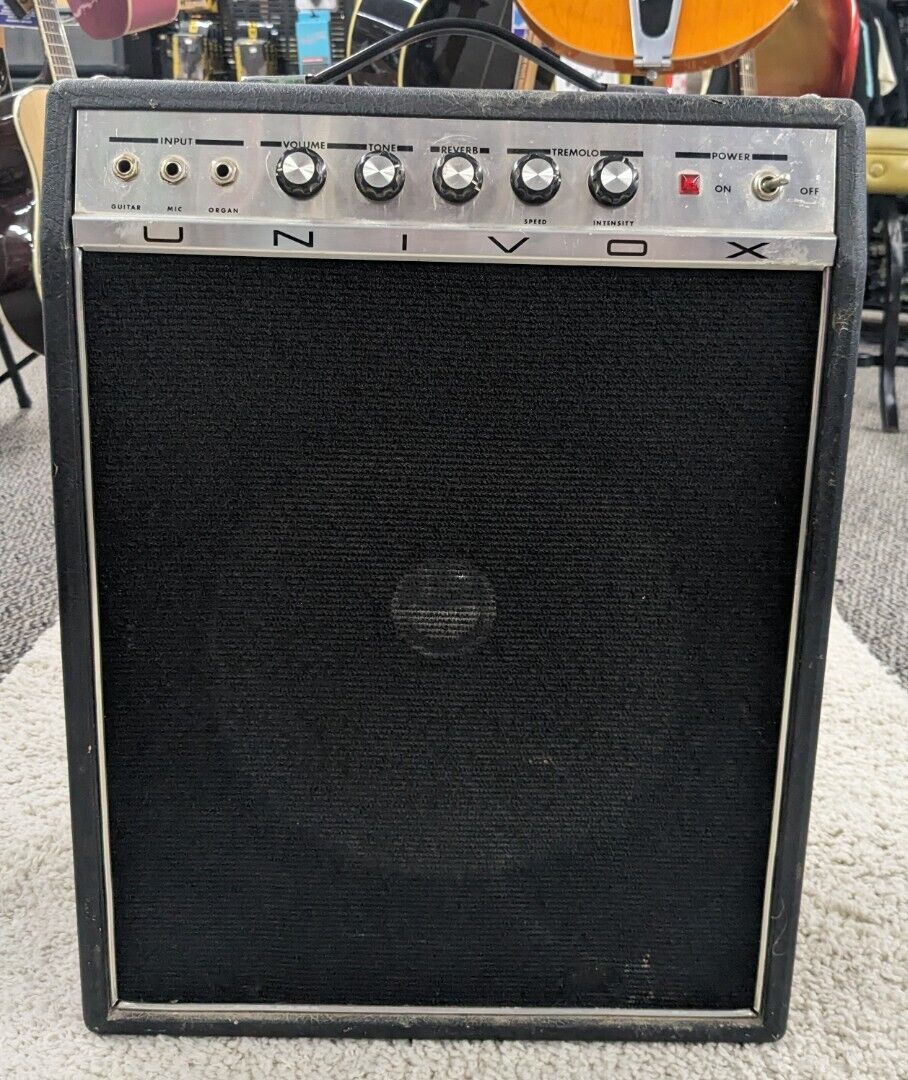 Vintage Univox Model U65RN 1x12 Solid State Electric Guitar Amplifier - 1970s