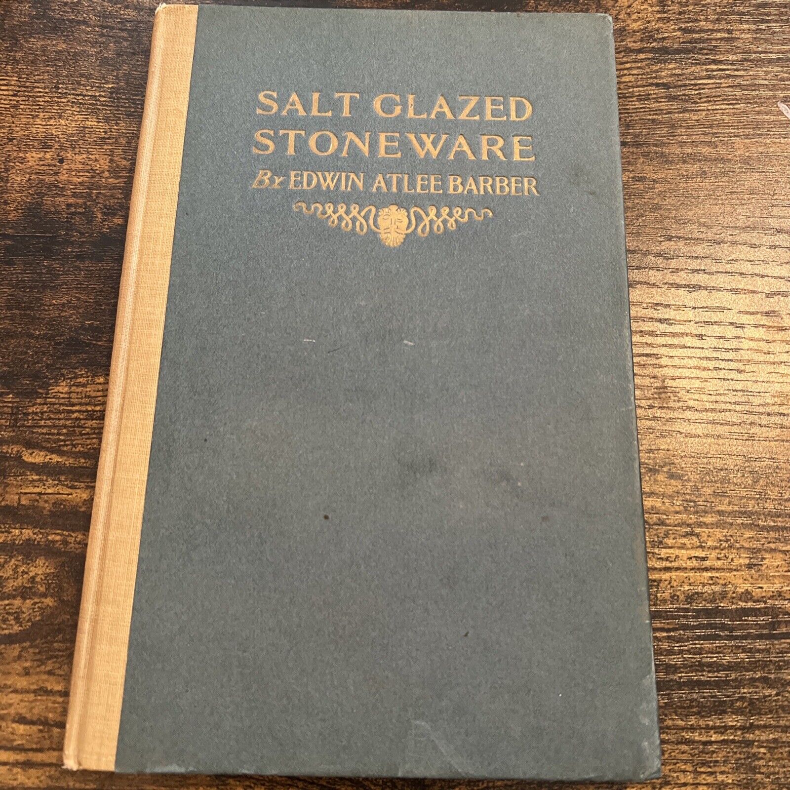 Rare 1907 Salt Glazed Stoneware By Edwin Attlee Barber 