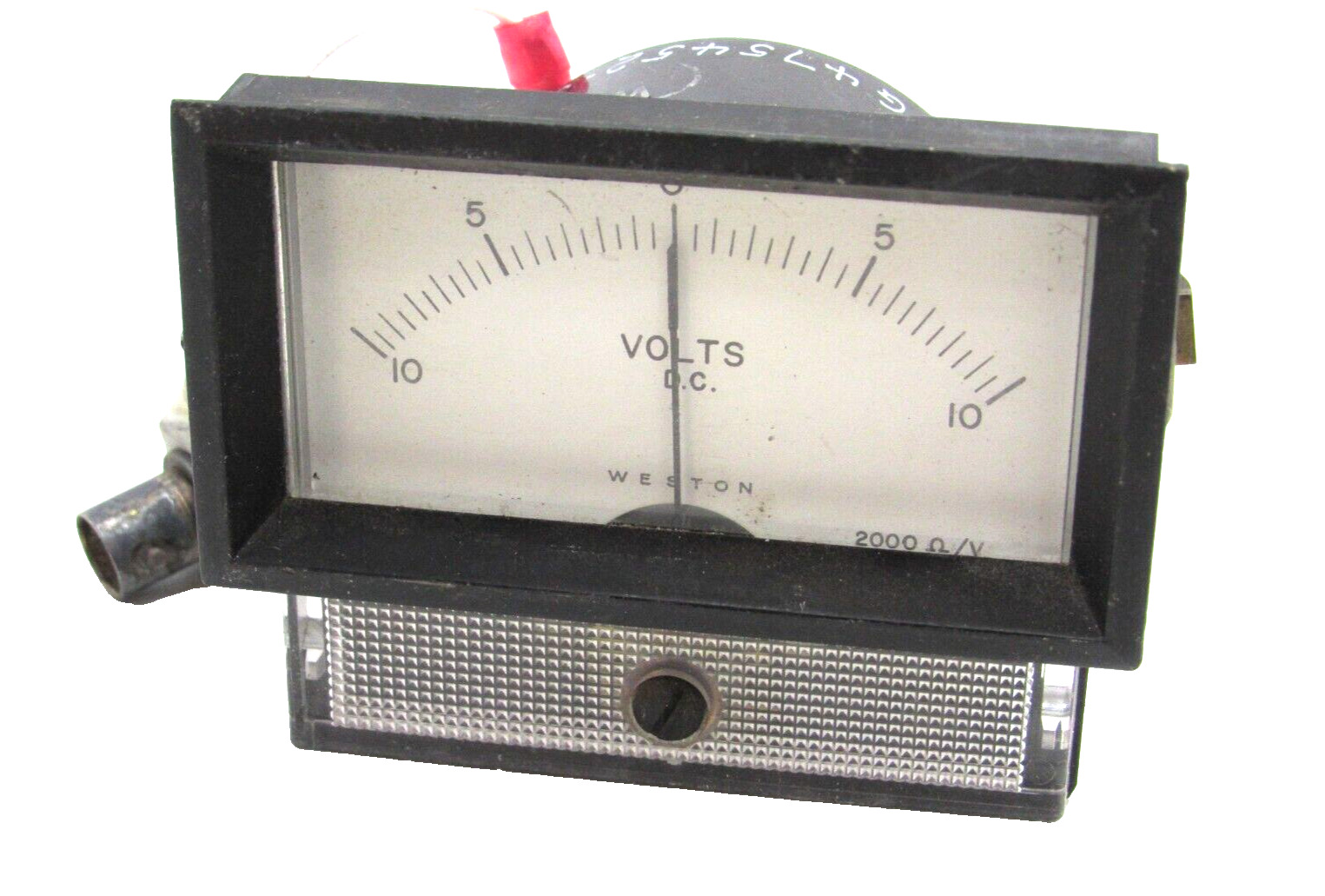 Analog Panel Mount Meter Vintage Weston Volts D.C. Model 1924   1964 #ZX -20