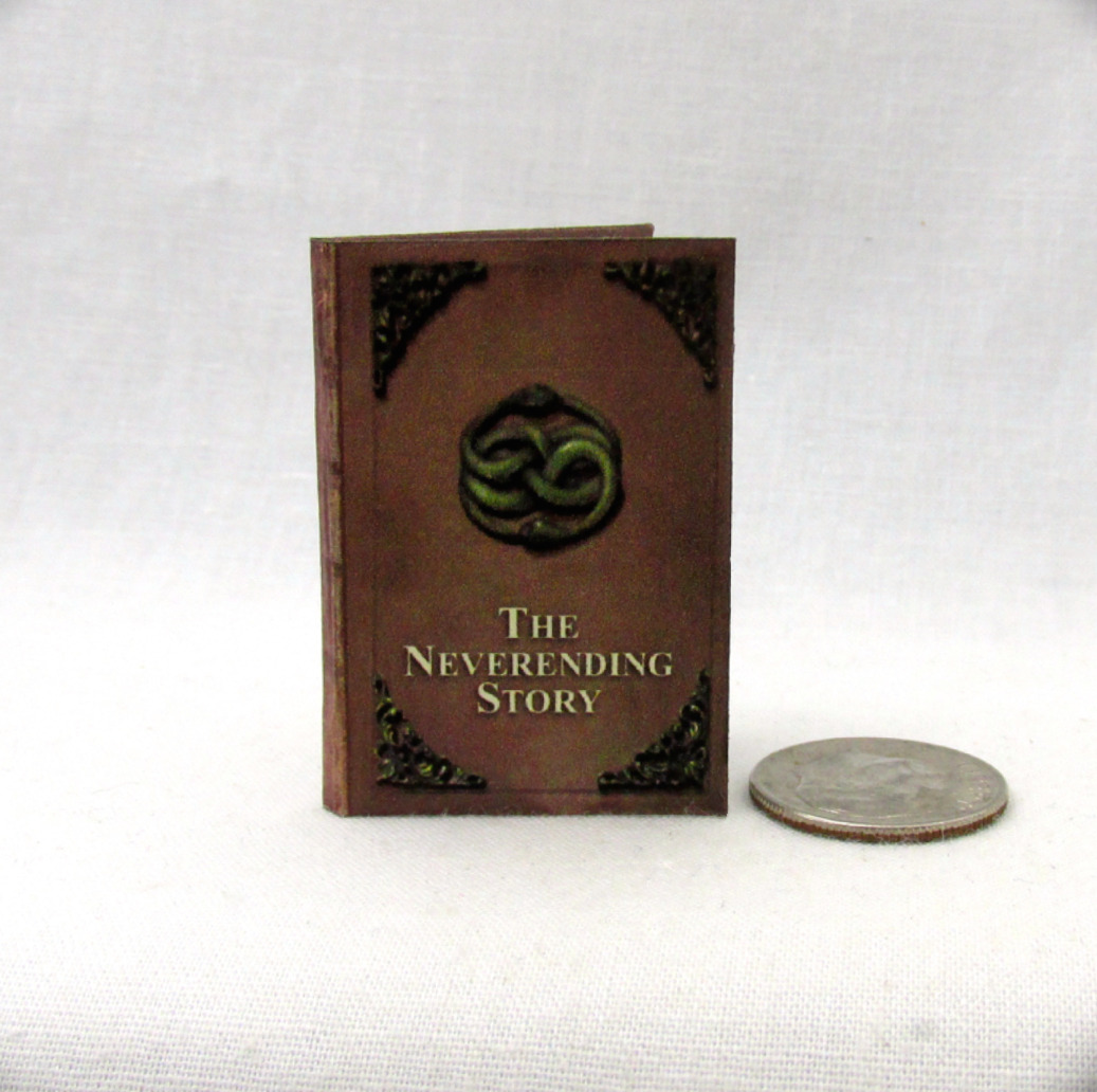 1:6 Scale THE NEVERENDING STORY Readable Illustrated Miniature Book