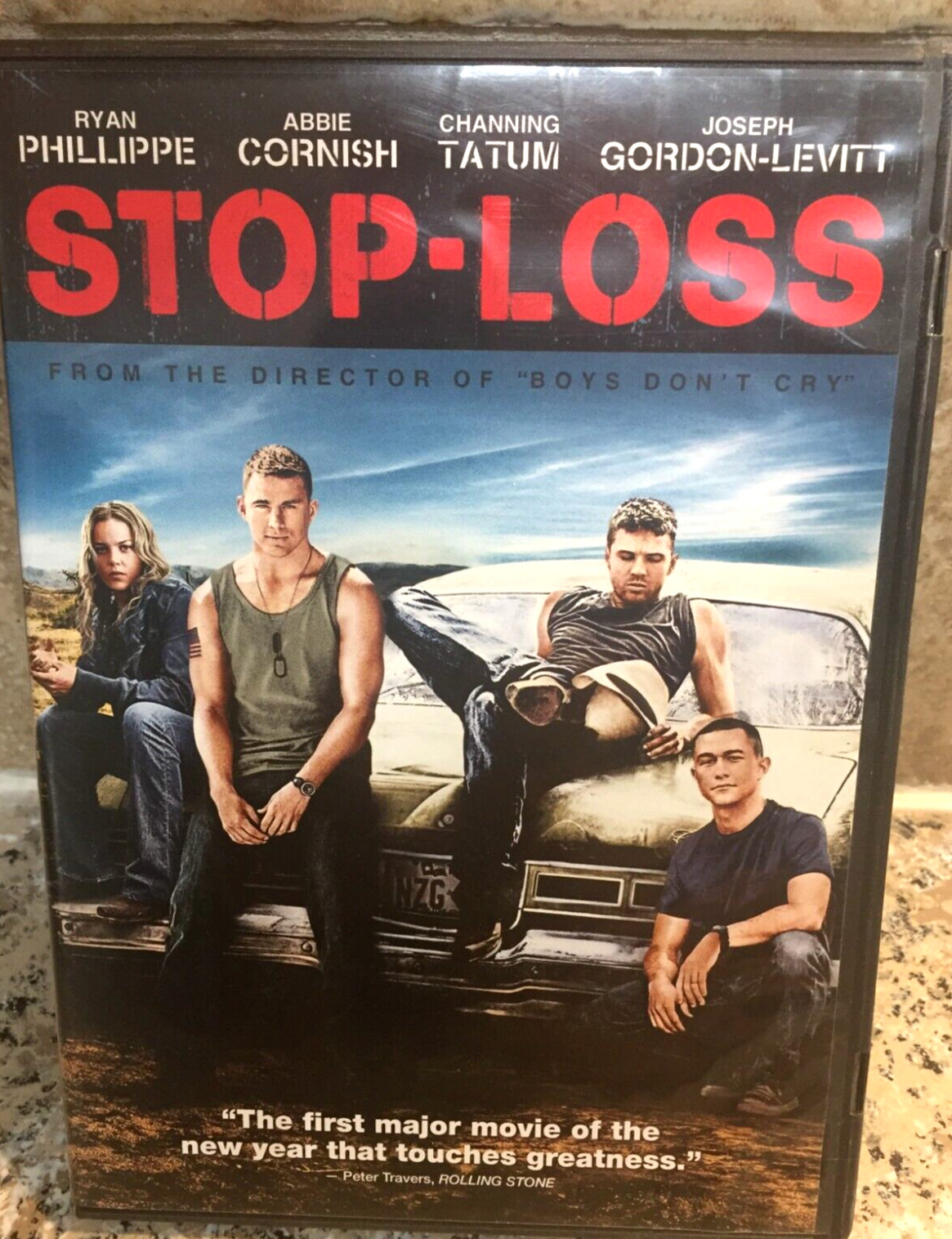 STOP LOSS DVD / Channing Tatum / R / Ships free Same Day with Tracking