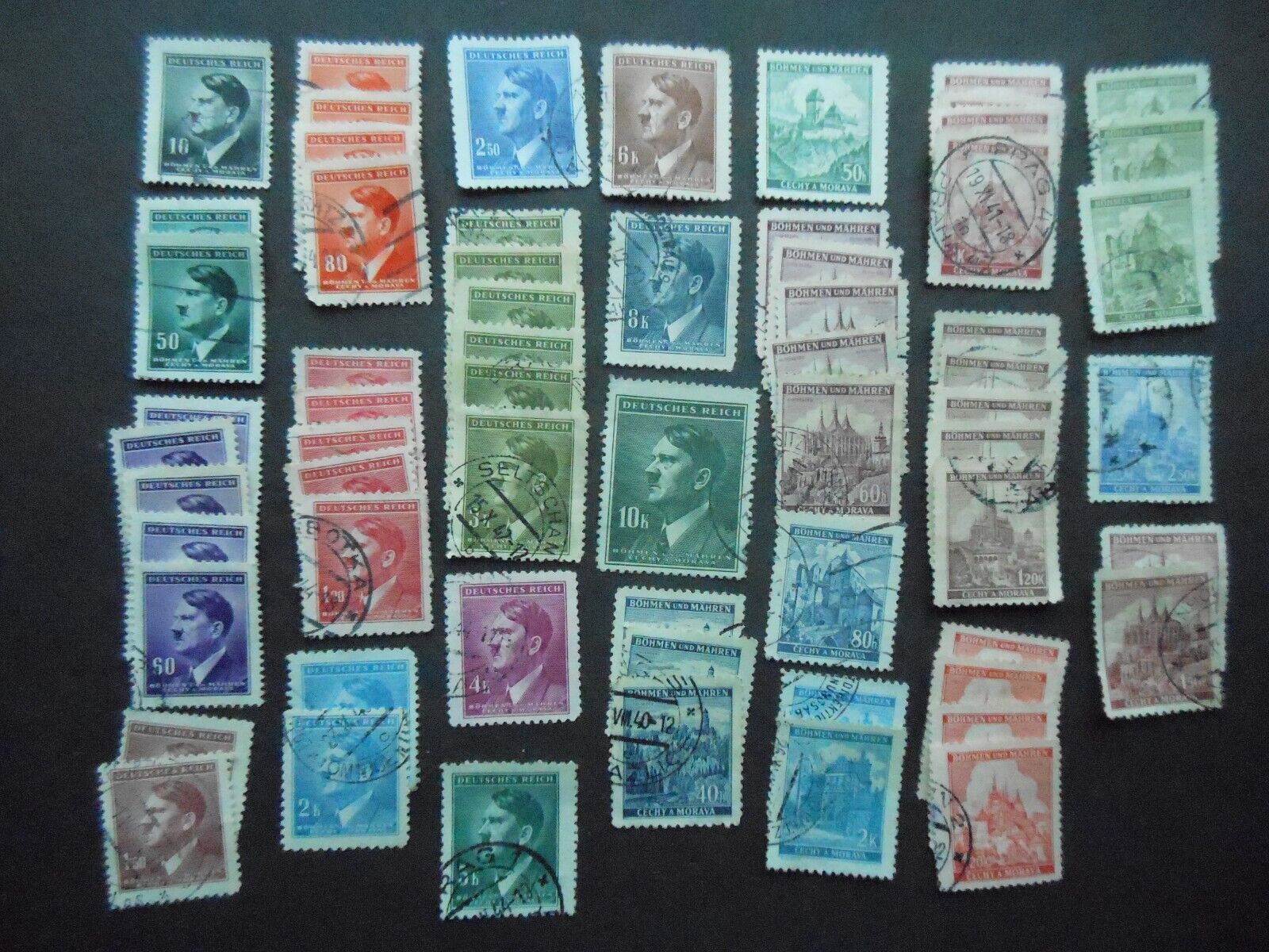 Bohemia & Moravia Stamp Lot  3 Photos