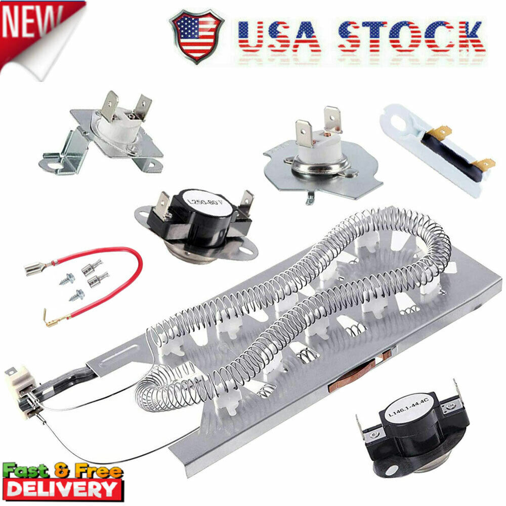 3387747 Dryer Heating Element Kit,Thermal Fuse for Kenmore Samsung,Whirlpool