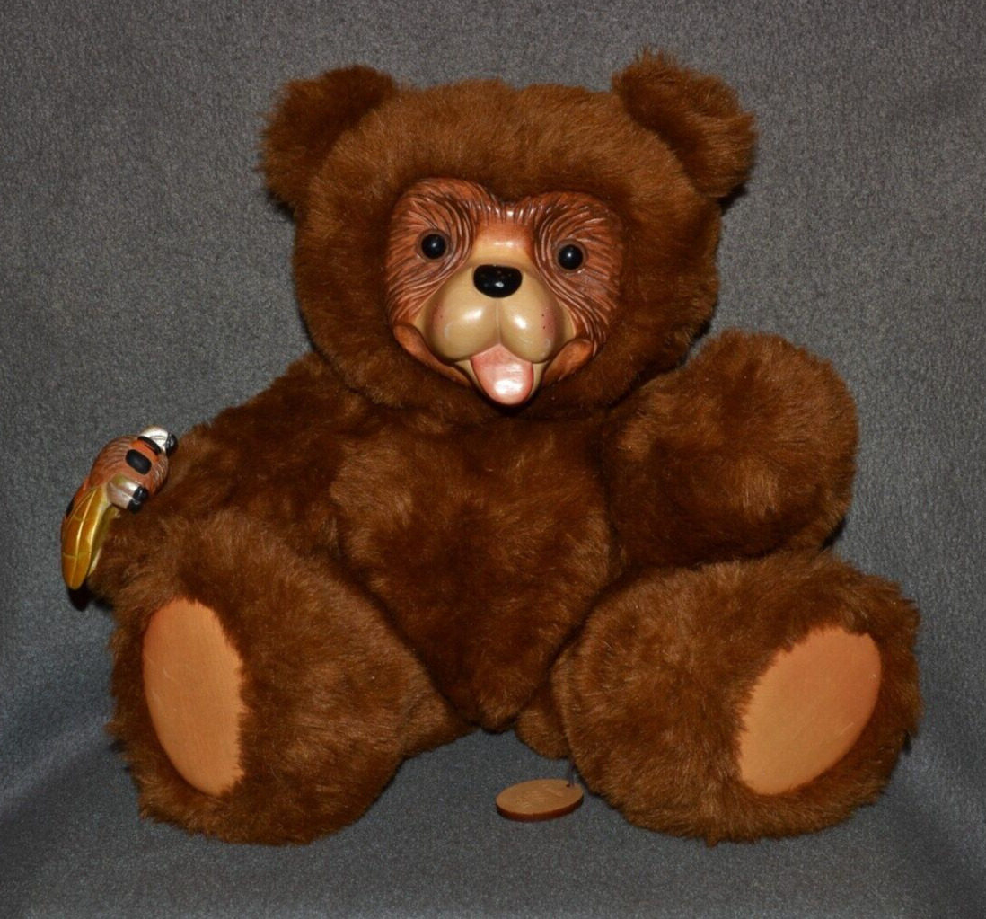 Robert Raikes Jointed Bear Charlie Limited Edition 466/750 Bee Wooden Face