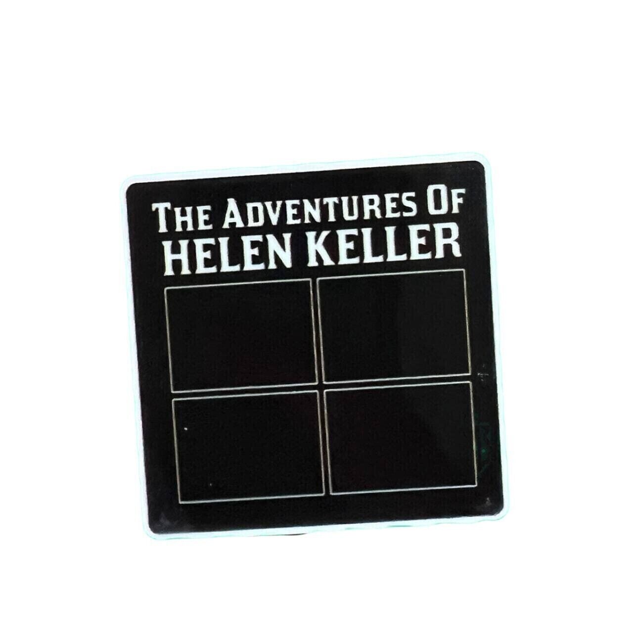 Adventures of Helen Keller - Needle Minder - Magnet - Cross Stitch - Acrylic