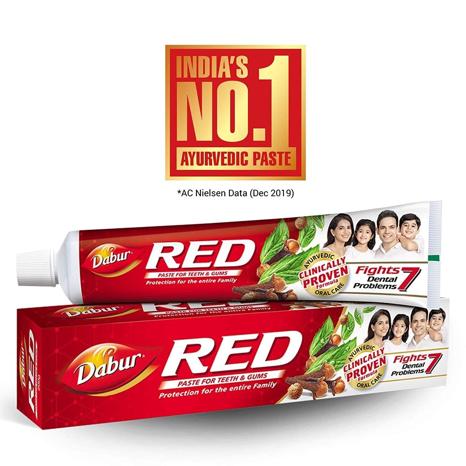 Dabur Red Tooth Paste Ayurveda Toothpaste 6 x 200 gm | 